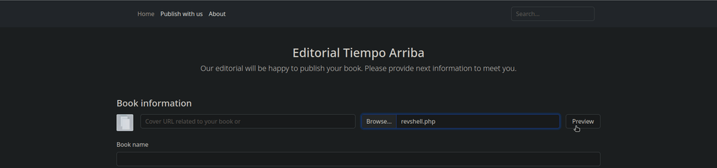 HTB Editorial reverse shell attempt